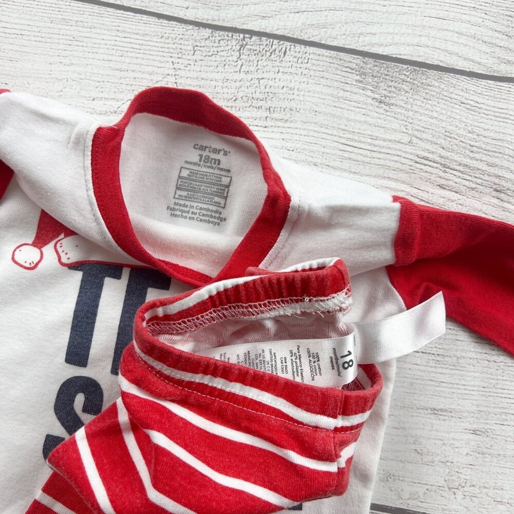 Carter’s Team Santa Pajamas - Picture 2 of 4
